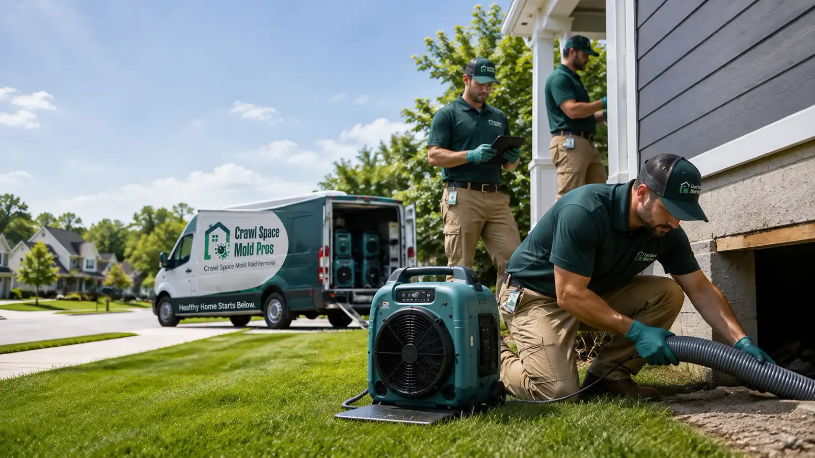 Crawl Space Mold Removal in Beauty, KY